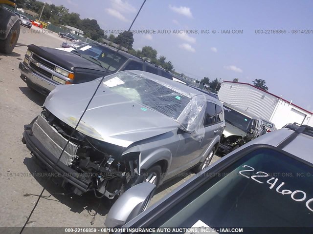 3C4PDDEG2ET206169 - 2014 DODGE JOURNEY R/T SILVER photo 2