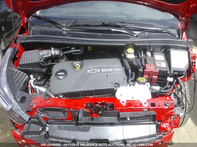 KL8CA6SA4JC428620 - 2018 CHEVROLET SPARK LS RED photo 10