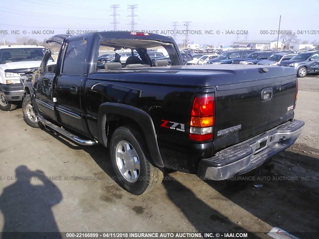 2GTEK13T551277783 - 2005 GMC NEW SIERRA K1500 BLACK photo 3