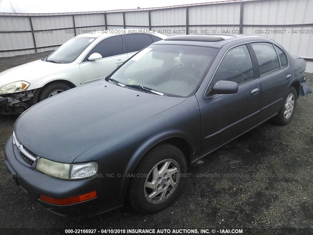 JN1CA21A9XM301031 - 1999 NISSAN MAXIMA GLE/GXE/SE Dark Blue photo 2