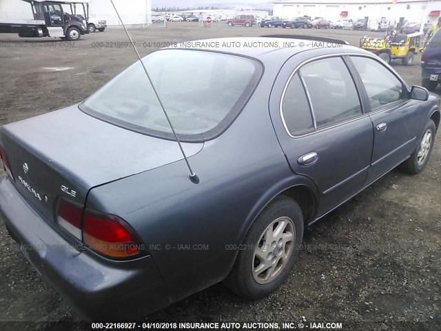 JN1CA21A9XM301031 - 1999 NISSAN MAXIMA GLE/GXE/SE Dark Blue photo 4