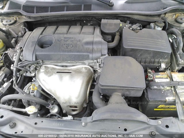 4T1BF3EK6BU127572 - 2011 TOYOTA CAMRY SE/LE/XLE BLACK photo 10