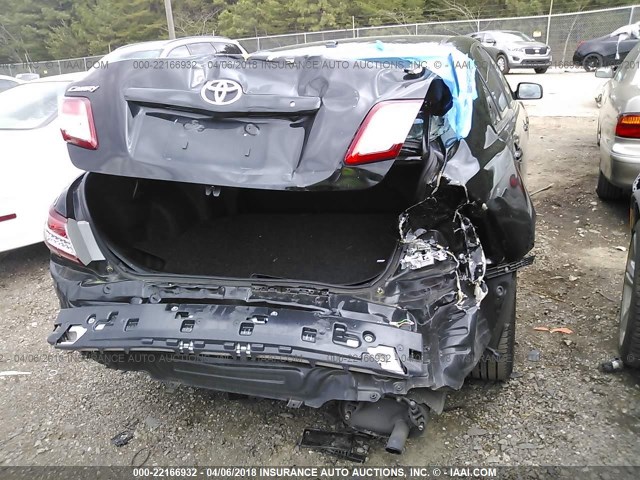 4T1BF3EK6BU127572 - 2011 TOYOTA CAMRY SE/LE/XLE BLACK photo 6