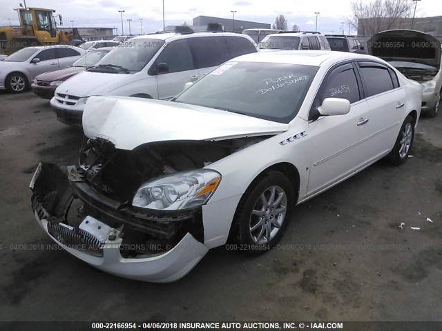 1G4HR57Y07U120560 - 2007 BUICK LUCERNE CXL WHITE photo 2