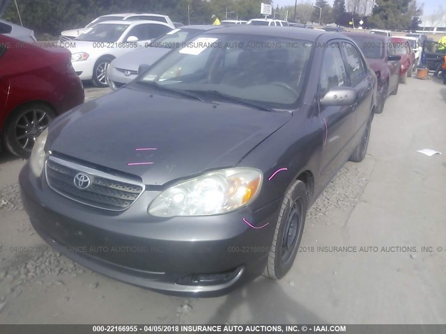 1NXBR32E38Z052294 - 2008 TOYOTA COROLLA CE/LE/S GRAY photo 2