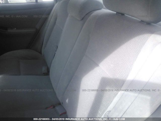 1NXBR32E38Z052294 - 2008 TOYOTA COROLLA CE/LE/S GRAY photo 8