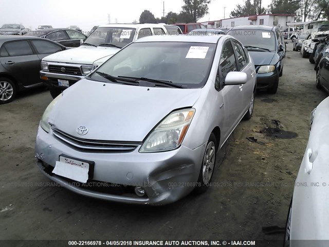 JTDKB20U477602080 - 2007 TOYOTA PRIUS SILVER photo 2