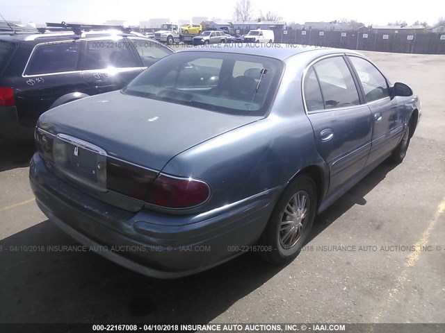 1G4HR54K31U136999 - 2001 BUICK LESABRE LIMITED Navy photo 4