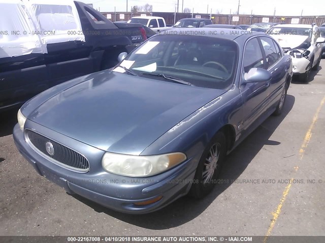 1G4HR54K31U136999 - 2001 BUICK LESABRE LIMITED Navy photo 6