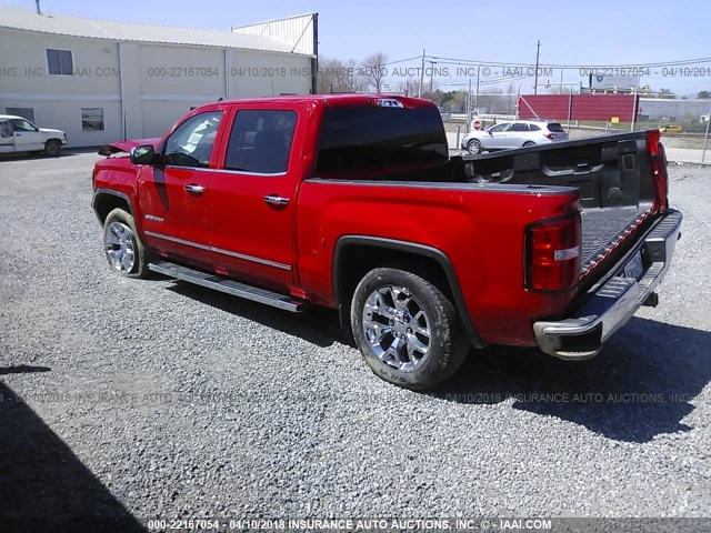 3GTU2VEC6EG361800 - 2014 GMC SIERRA K1500 SLT RED photo 3