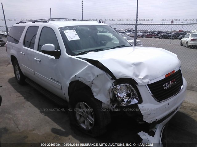 1GKS1KE01DR115285 - 2013 GMC YUKON XL C1500 SLT WHITE photo 1