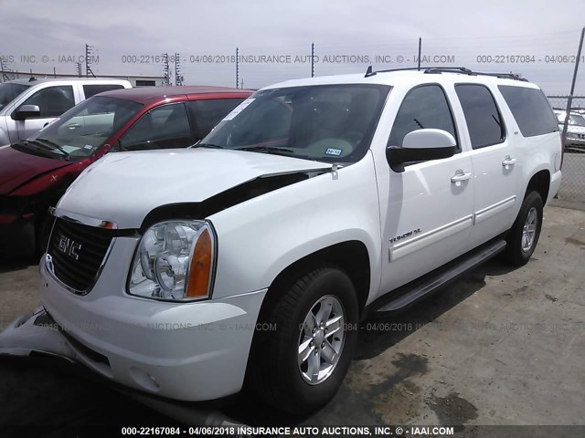 1GKS1KE01DR115285 - 2013 GMC YUKON XL C1500 SLT WHITE photo 2