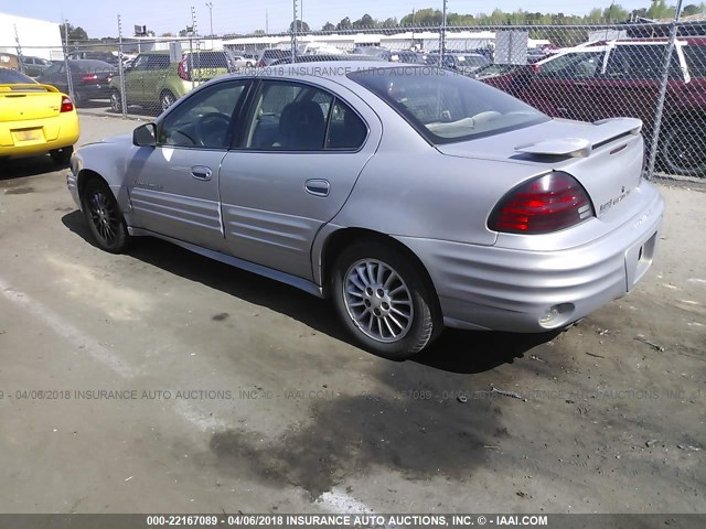 1G2NE52E2XC581267 - 1999 PONTIAC GRAND AM SE SILVER photo 3