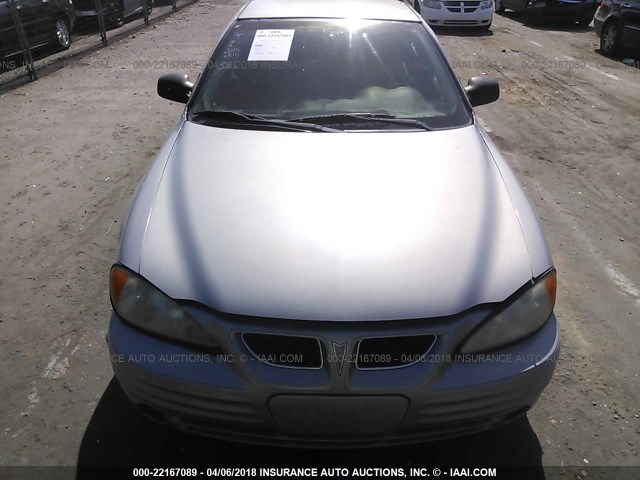 1G2NE52E2XC581267 - 1999 PONTIAC GRAND AM SE SILVER photo 6