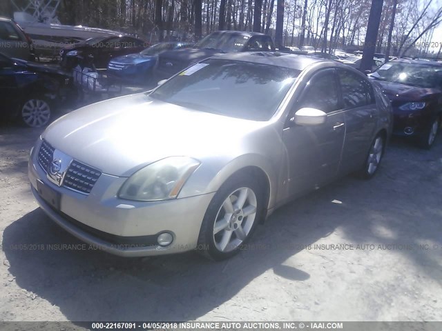 1N4BA41E66C860263 - 2006 NISSAN MAXIMA SE/SL GOLD photo 2