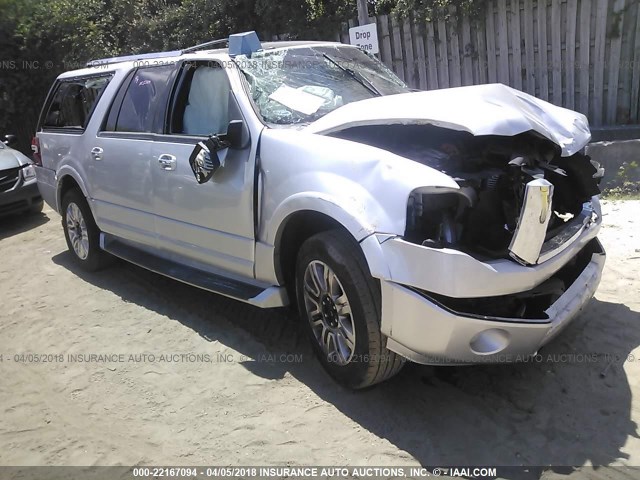 1FMJK1K58BEF09994 - 2011 FORD EXPEDITION EL LIMITED SILVER photo 1