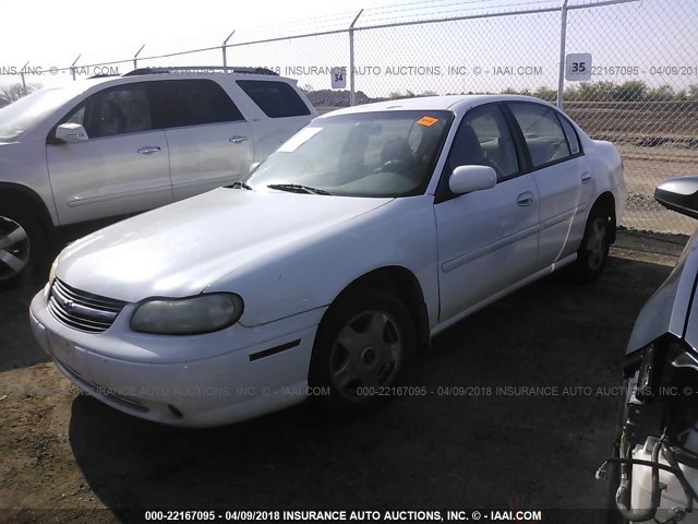 1G1NE52J916161075 - 2001 CHEVROLET MALIBU LS WHITE photo 2