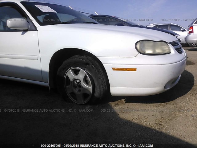 1G1NE52J916161075 - 2001 CHEVROLET MALIBU LS WHITE photo 6