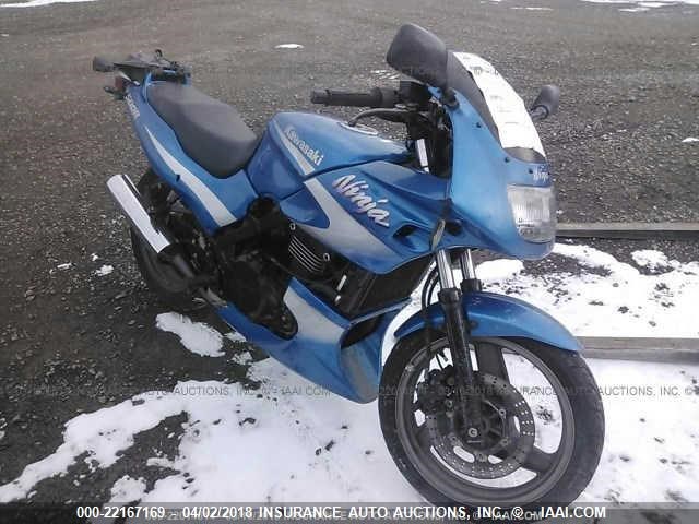 JKAEXVD14YA056234 - 2000 KAWASAKI EX500 D BLUE photo 1