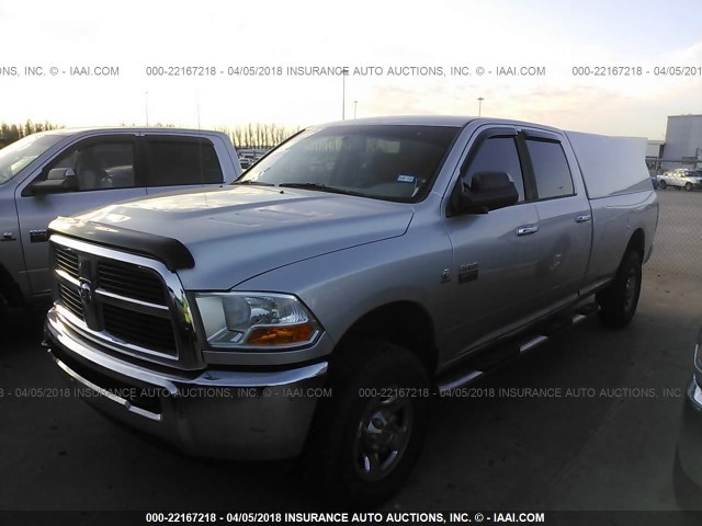 3C6UD5JL6CG223727 - 2012 DODGE RAM 2500 SLT SILVER photo 2