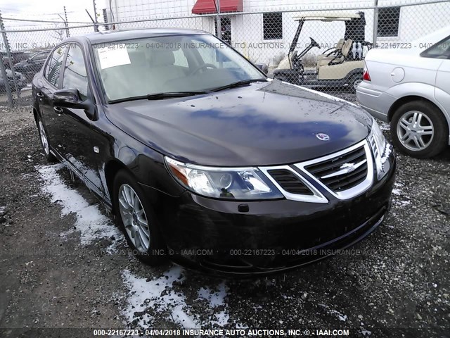 YS3FA4CYXB1304393 - 2011 SAAB 9-3 2.0T Dark Brown photo 1