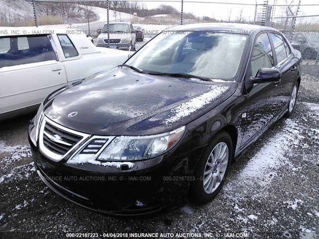 YS3FA4CYXB1304393 - 2011 SAAB 9-3 2.0T Dark Brown photo 2