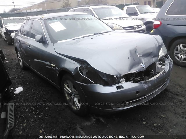 WBANV13529C155436 - 2009 BMW 528 XI GRAY photo 1