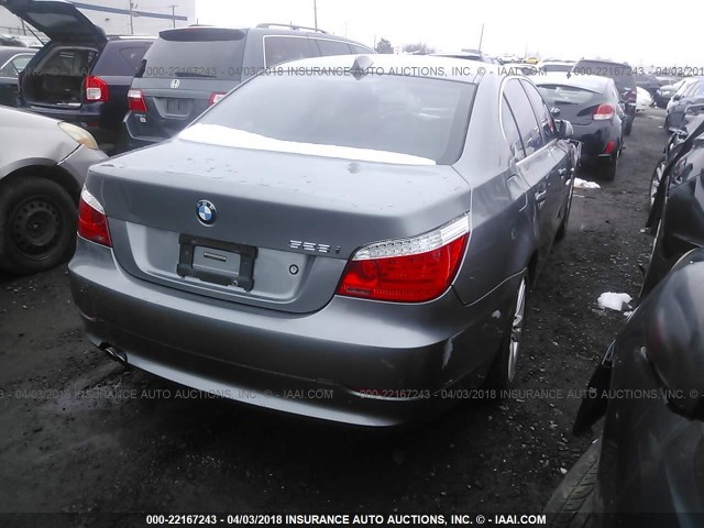 WBANV13529C155436 - 2009 BMW 528 XI GRAY photo 4