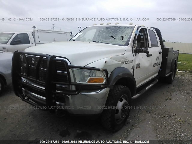 3C7WDNEL8CG107895 - 2012 DODGE RAM 5500 ST/SLT/LARAMIE WHITE photo 2