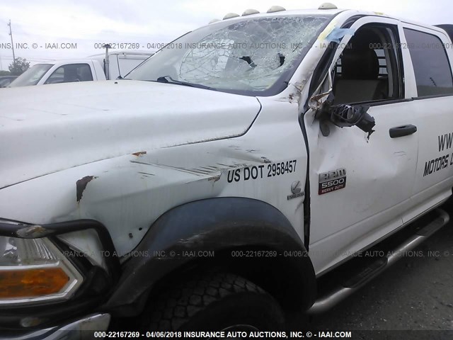 3C7WDNEL8CG107895 - 2012 DODGE RAM 5500 ST/SLT/LARAMIE WHITE photo 6