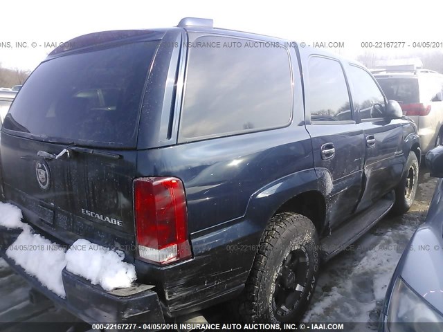 1GYEK63N24R180264 - 2004 CADILLAC ESCALADE LUXURY ლურჯი ფოტო 4