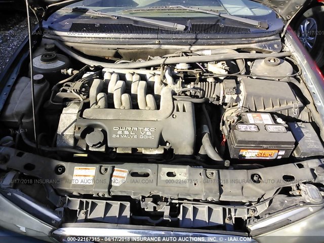 1FAFP66L4WK294354 - 1998 FORD CONTOUR LX/SPORT/SE GRAY photo 10