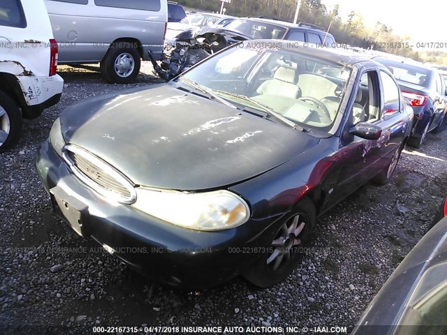 1FAFP66L4WK294354 - 1998 FORD CONTOUR LX/SPORT/SE GRAY photo 2