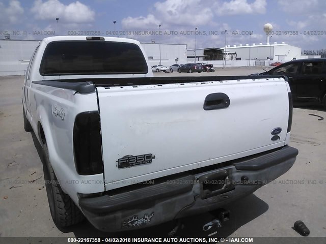 1FTSW30P74EE09028 - 2004 FORD F350 SRW SUPER DUTY WHITE photo 6