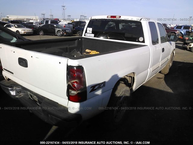 1GCEK19B16Z190521 - 2006 CHEVROLET SILVERADO K1500 WHITE photo 4