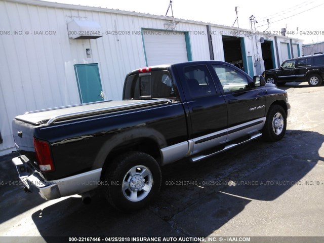 3D7KA28C24G192349 - 2004 DODGE RAM 2500 ST/SLT 黑色 照片 4