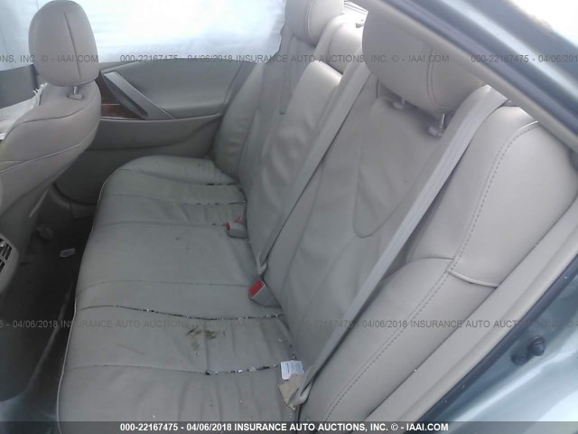 4T4BE46K69R135646 - 2009 TOYOTA CAMRY SE/LE/XLE 绿色 照片 8