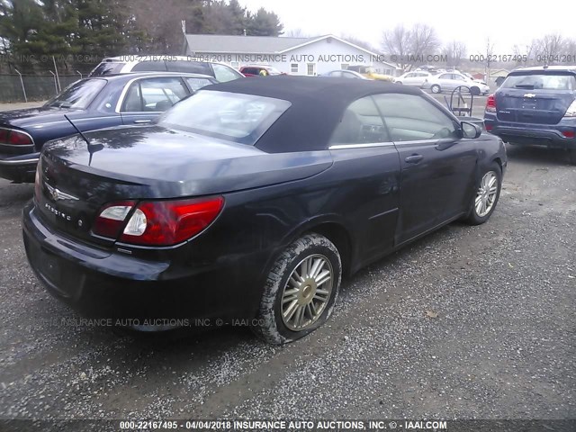 1C3LC55R98N680847 - 2008 CHRYSLER SEBRING TOURING BLUE photo 4