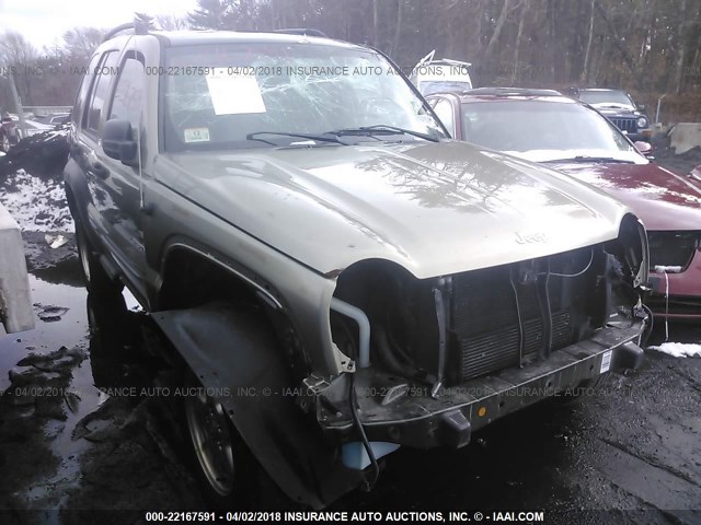 1J4GL48K86W152739 - 2006 JEEP LIBERTY SPORT 金色 照片 1