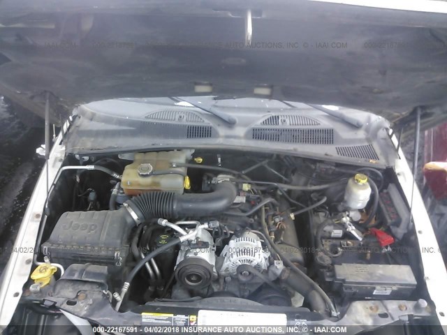 1J4GL48K86W152739 - 2006 JEEP LIBERTY SPORT 金色 照片 10