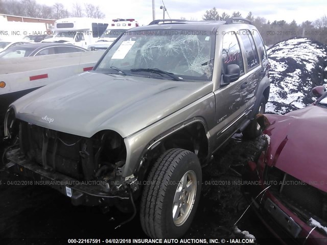 1J4GL48K86W152739 - 2006 JEEP LIBERTY SPORT GOLD photo 2