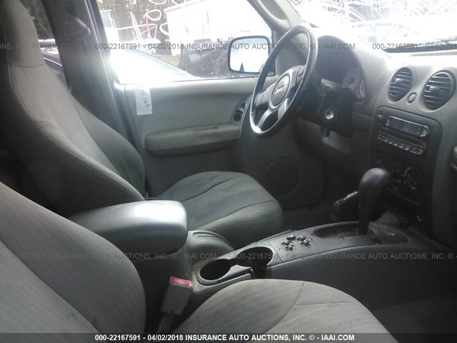 1J4GL48K86W152739 - 2006 JEEP LIBERTY SPORT 金色 照片 5