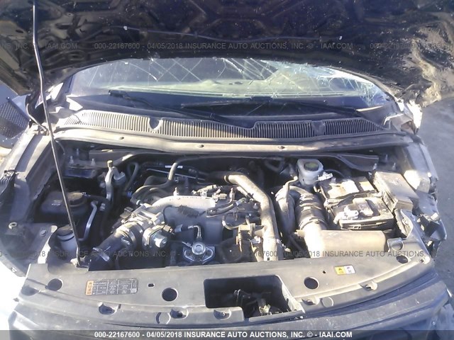 1FM5K8ATXGGB28413 - 2016 FORD EXPLORER POLICE INTERCEPTOR BLACK photo 10