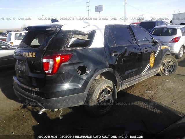 1FM5K8ATXGGB28413 - 2016 FORD EXPLORER POLICE INTERCEPTOR BLACK photo 4