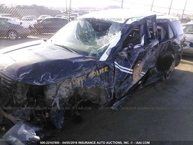 1FM5K8ATXGGB28413 - 2016 FORD EXPLORER POLICE INTERCEPTOR BLACK photo 6