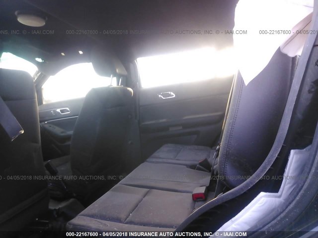 1FM5K8ATXGGB28413 - 2016 FORD EXPLORER POLICE INTERCEPTOR BLACK photo 8