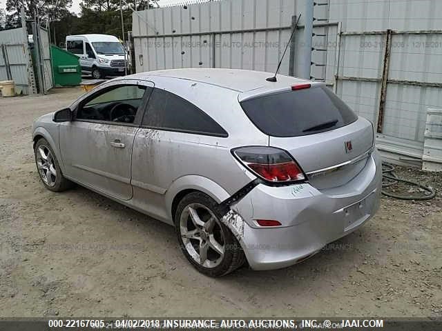 W08AT271785056370 - 2008 SATURN ASTRA XR SILVER photo 3