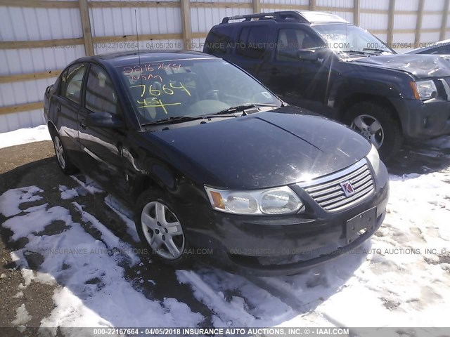 1G8AJ55FX7Z106855 - 2007 SATURN ION LEVEL 2 BLACK photo 1