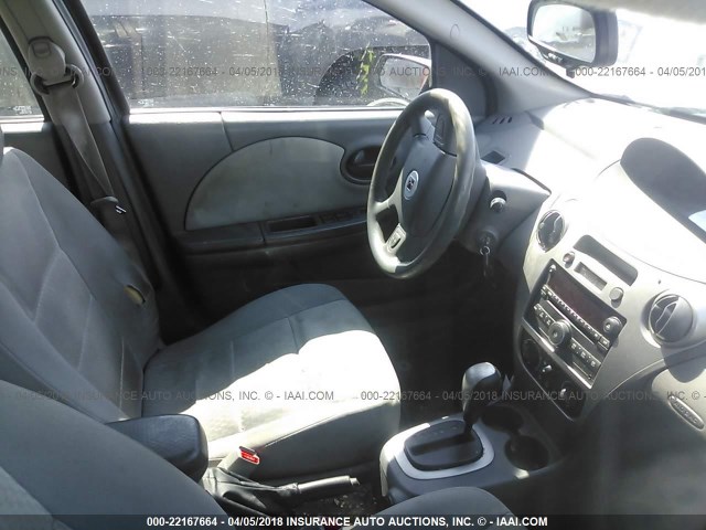 1G8AJ55FX7Z106855 - 2007 SATURN ION LEVEL 2 BLACK photo 5