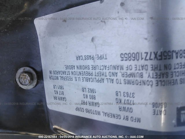 1G8AJ55FX7Z106855 - 2007 SATURN ION LEVEL 2 BLACK photo 9